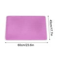thumbnail image 2 of 17.7*23.6 Inch Double Layer Cat Litter Mat Pet Litter Box Sand Filter Pad Wear-Resistant Scratch Resistant Cat Sand Control Mat, Pad Sand Pot Filter Sand Cushion Grabbing Board, 2 of 9