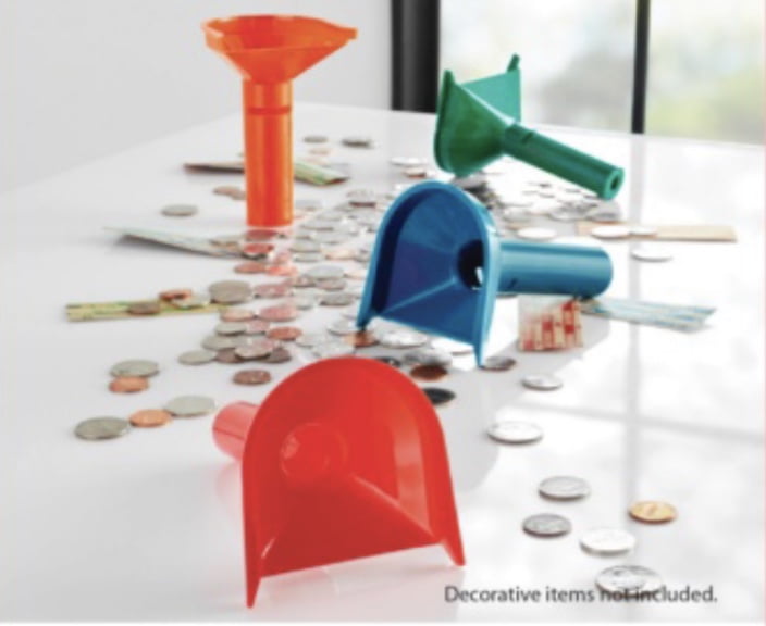 Pen + Gear Easy Wrap Coin Stacking Tubes with 40 Coins Wrappers