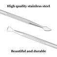 thumbnail image 4 of Triangular Stainless Steel Nail Cuticle Pusher & Gel Remover - Efficient Tool for Fingernail & Toenail Care, 4 of 5