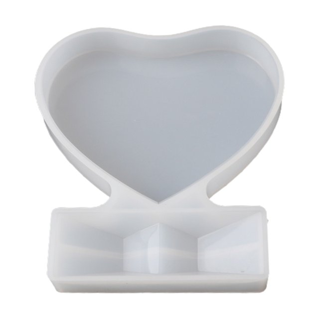 Techinal Heart/Square Shape Crystal Epoxy Resin Mold Decoration Casting Silicone Mould DIY Crafts Jewelry Making Tools