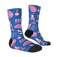thumbnail image 4 of Yiaed Science Experiment Print Great elasticity Crew Socks Sports socks for Men and Women, 4 of 5