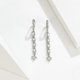 thumbnail image 3 of Elegant Zircon Dangle Earrings Fashion Wedding Drop Earrings Birthday Gift, 3 of 5