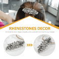 thumbnail image 3 of BESTYASH Hair Clip Plateado Con De Rhinestones Para Bodas Fiestas Y Uso Diario Con Estilo, 3 of 7