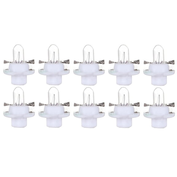 ECCPP Warm White B8.4D Light Bulbs Instrument Panel Dashboard Gauge Cluster Light,10Pcs