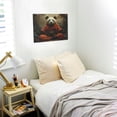 thumbnail image 5 of Gukieu Jungle Meditating Panda Print Horizontal Canvas Decorative Painting 12x16 Inch Shrinkage Resistant Frame Hanging Home Wall Art Decor, 5 of 6
