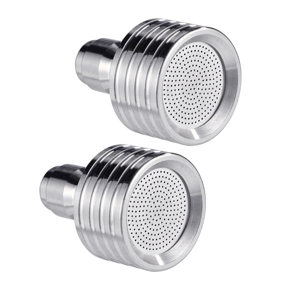 2Pcs Stainless Steel Power Washer Shower Nozzle 1/4inch Quick Connection Sprinkler For Car Washing And Garden Watering