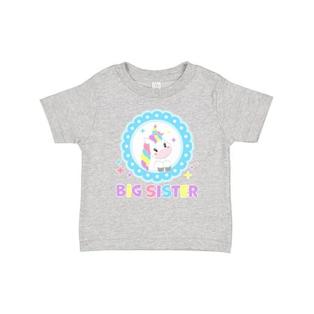 

Inktastic Big Sister Cute Unicorn Gift Baby Girl T-Shirt
