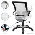 thumbnail image 6 of Modway Edge Vinyl Office Chair in White, 6 of 6