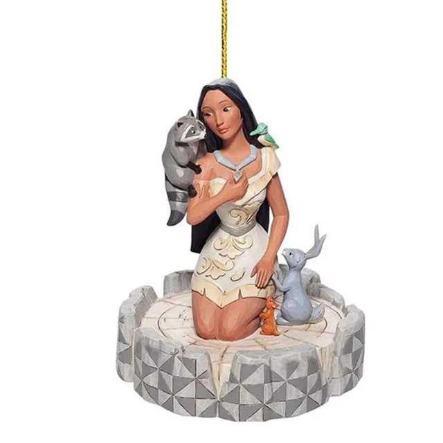 Disney-Decoración de tablero acrílico 2D, modelo de princesa de hielo y nieve, muñeca, suministros para fiestas navideñas, colgante, regalo para niños