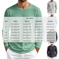 thumbnail image 3 of Shirt for Women, Men's Shirts Solid Color Round Neck Long Sleeved Casual Sports Fashion Clothes Features Black M, 3 of 6