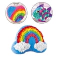 thumbnail image 1 of Dibujos animados de felpa artesanal almohada kits de bricolaje artes y manualidades sin necesidad de coser muñeca para juguetes educativos niñas niños nube arcoiris Baoblaze Almohada artesanal de felpa DIY, 1 of 8