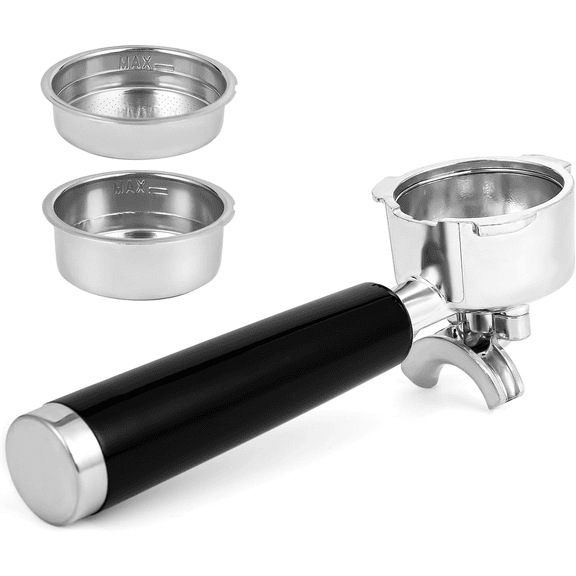 CASABREWS 51MM 3 Ears Double Spout Portafilter Stainless Steel