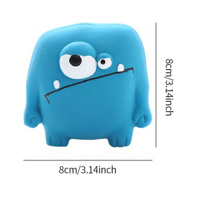 Chien Latex Mâcher Jouet Mignon Petit Monstre Forme Résistante aux Dents Mordantes Jeu Interactif Animal Fournitures