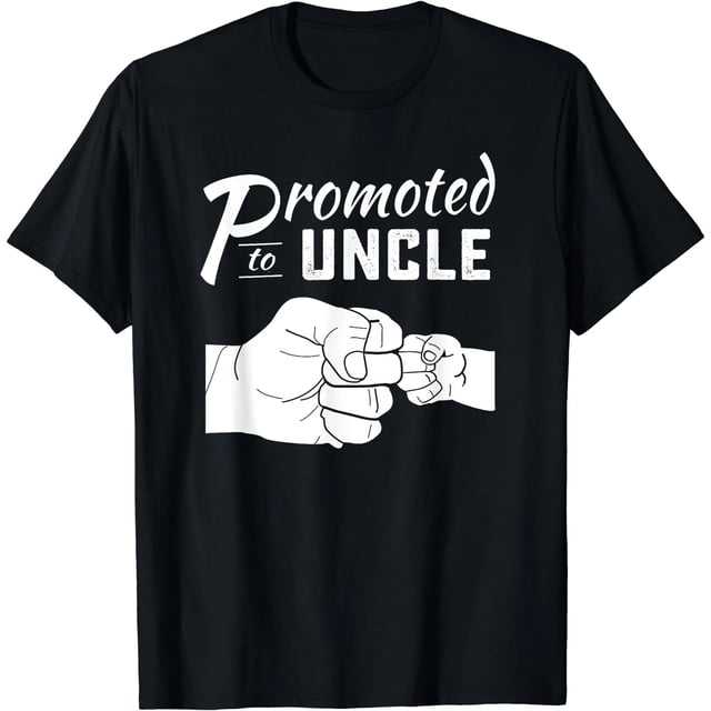 Camiseta de anuncio de bebé "Promovido a Tío" para mujer, color negro, talla 4X-Large