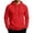 Red, variant on Delconic Mens Fleece Lined Pullover Hoodie Casual Long Sleeve Drawstring Hooded Sweatshirt with Kangaroo Pocket Regular Fit Army Green L