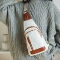 thumbnail image 2 of Bolso de hombro Minnieouse de PU suave para mujer Mochila diaria gran capacidad beige, 2 of 6