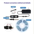 thumbnail image 4 of 2X WS2812B LED Controller Bluetooth APP Control Music Controller for SK6812 WS2811 LED Pixel Light Strip DC 12V-24V, 4 of 7