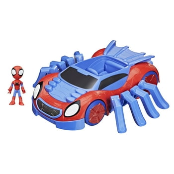 Spidey and His Amazing Friends Ultimate Web-Crawler Car Play Vehicle, Spidey Stunner Feature