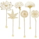 thumbnail image 1 of marcapáginas de metal dorado con cadena, marcapáginas hueco, hoja de metal, exquisita flor de clavel de ginkgo, hoja de arce para amantes de libros, lectores, adolescentes, mujeres y hombres, 1 of 5