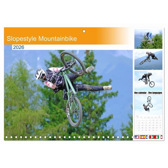 Slopestyle Mountainbike (Monthly Wall Calendar 2026 11.7 x 16.5 (open)), CALVENDO 14 Month Calendar
