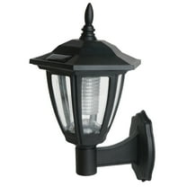 MERILER 1 Pack Solar Wall Lanterns - Outdoor Solar Powered Sconce Lights for Garden, Patio, Garage, and Front Door