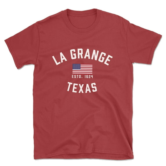 La Grange Texas Patriot Men's Cotton T-Shirt