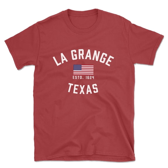 La Grange Texas Patriot Men's Cotton T-Shirt