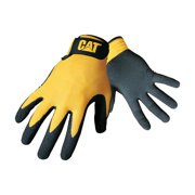 WEST CHESTER HOLDINGS Cat Gloves Rainwear Boss Mfg CAT017416L Large Yellow Foam Cell Nitrile Coated Gloves
