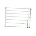 thumbnail image 3 of Valla para mascotas, puerta extensible, barrera portátil, puerta retráctil para perros y cachorros. 56to100cmx42cm blanco, 3 of 9