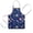 Blue Soccer Elements, variant on Blue Soccer Elements Pattern Kids Aprons for Girls and Boys,Adjustable Neck Strap Toddler Aprons for Kids Cooking Baking