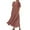 Red, variant on New Summer Maxi Dresses for Womens 2024 Plus Size Fashion Solid Color Short Sleeved Cotton Linen Dress Long Skirt