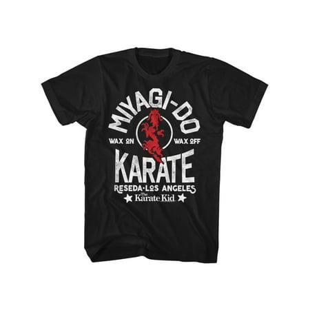 Karate Kid 1980's n Martial Arts Movie Miyagi Do Reseda Adult T-Shirt XLT