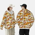 thumbnail image 4 of Lsque Pumpkin Corn Daisy UPF 50+ Lightweight Sun Protection Men's Women's Long Sleeve Shirt, Hoodie Performance -3X-Large, 4 of 9