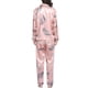 thumbnail image 5 of Pijama Augper de dos piezas para mujer, de manga larga, con botones y pantalón largo, para estar en casa, 5 of 6