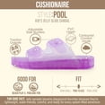thumbnail image 2 of Cushionaire Pool-K Jelly Sandals for Girls, Water Friendly Slip-On Slides with Double Adjustable Buckles, Comfortable Everyday Wear Kids Sandals, 2 of 15