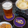 thumbnail image 2 of Rico Industries NCAA LSU Tigers Classic Favorites: PVC Coaster Set (4-Pack), 2 of 8