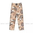 thumbnail image 5 of Mens Woman Casual Pajama Long Pant Loose Elastic Waistband Cute Opossum And Roses Cozy Sleepwear Home Lounge Pants, 5 of 7