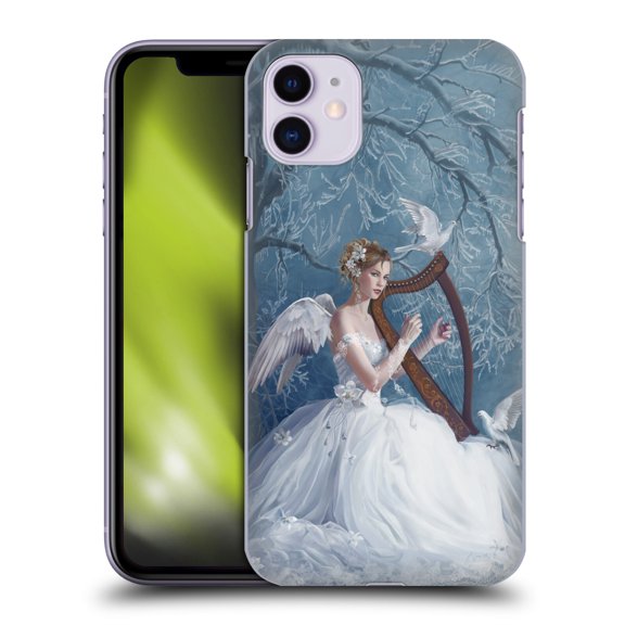 Head Case Designs Officially Licensed Nene Thomas Deep Forest Chorus Angel Harp And Dove Hard Back Case Compatible with Apple iPhone 11