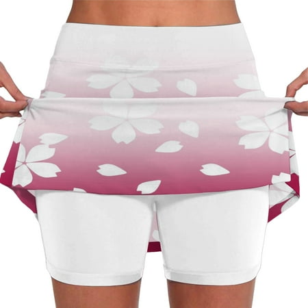 WNVMWI Womens Shorts Beach Shorts for Women Beach Shorts Women s Elastic Yoga Skirt Color Sports Shorts Lightweight High Waisted Tight Print Jogging 2024 Young Adult Shorts Workout Bottoms Hot Pi XL