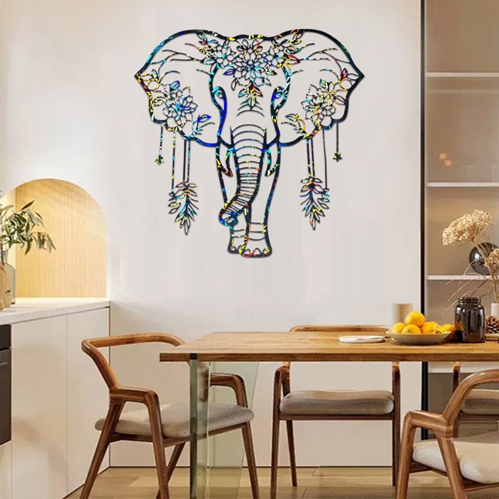 lanema Elephant Mold for Crafting Decorative Home Accessories Holographics Wall Sticker Mould Wall Hanging Decoration Mold