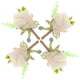 thumbnail image 2 of 4 piezas de ramillete de flores artificiales para boda, romántico, para novio, 2 of 6