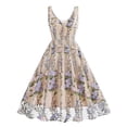 thumbnail image 2 of LOVZFMLL Dresses Women's Spring/Summer New Popular Hanging Strap Split Long Dress Solid Color Dress, 2 of 6