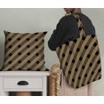 thumbnail image 5 of Soimoi Brown polyester Crepe Fabric Diagonal Stripe Fabric Prints By Yard 52 Inch Wide, 5 of 5