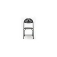 thumbnail image 6 of ZOWN Premium Commercial Fan Back Banquet Folding Chair, Black, 8 Pack, 6 of 6