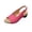 Red, variant on Domuza Womens Summer Sandals Fashion Open Toe Buckle Strap Low Chunky Heel Shoes Ladies Elegant Work Travel Beach Sandals Khaki 7(EU-38)