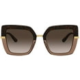 thumbnail image 2 of Sunglasses Dolce & Gabbana DG 4373 325613 Havana On Transparent Brown, 2 of 9
