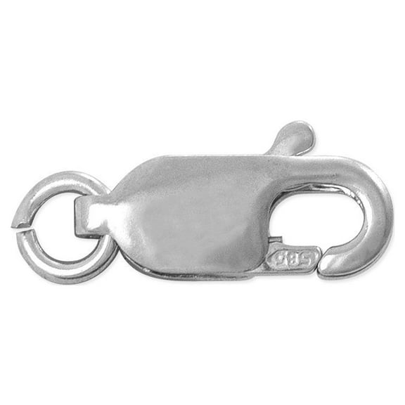 12x5mm 14k White Gold Lobster Claw Clasp