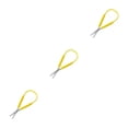 thumbnail image 2 of Guardoinrt Safety Sturdy Elastic Stationery Scissors Multi-functional Self-Opening Office Paper Shear Teens Students Yellow 3Set, 2 of 6