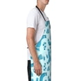 thumbnail image 3 of Lsque Winter Warmth Blue Knitted Waterproof Apron Chef Aprons for Men Heavy Duty Chemical Work Apron Extra Long Grilling Aprons with Adjustable Bib Apron, 3 of 9