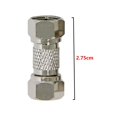 thumbnail image 4 of Conector Coaxial Macho A Macho, Paquete De 2, 75 Ohmios, Tipo F, Adaptador De Cable Coaxial Rg6, Acoplador De Extensión De Cable Para Amplificador Divisor De Antena De Tv, 4 of 5